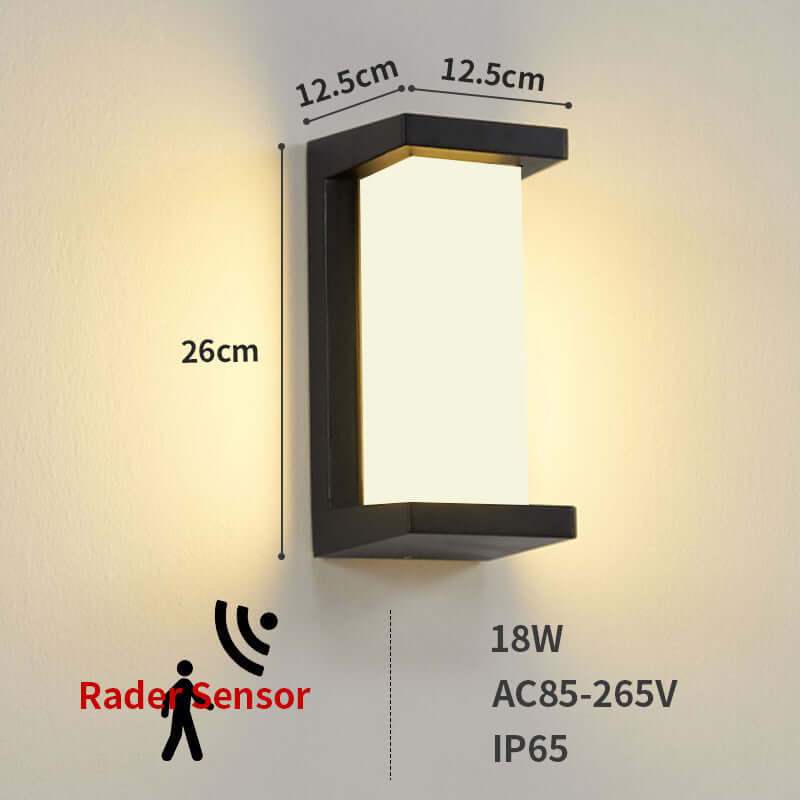 Automatic LED Security Wall Lamp Indoor/Outdoor