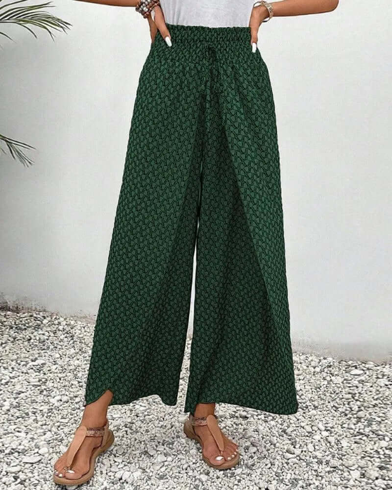 Loose Fit Wide Leg Pants - Comfortable & Breathable