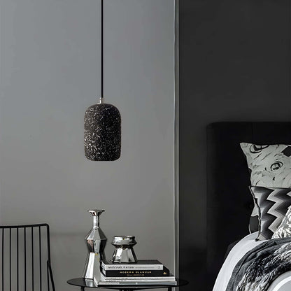 Rustic Metal Hanging Ceiling Light, 16cm Glass Shade