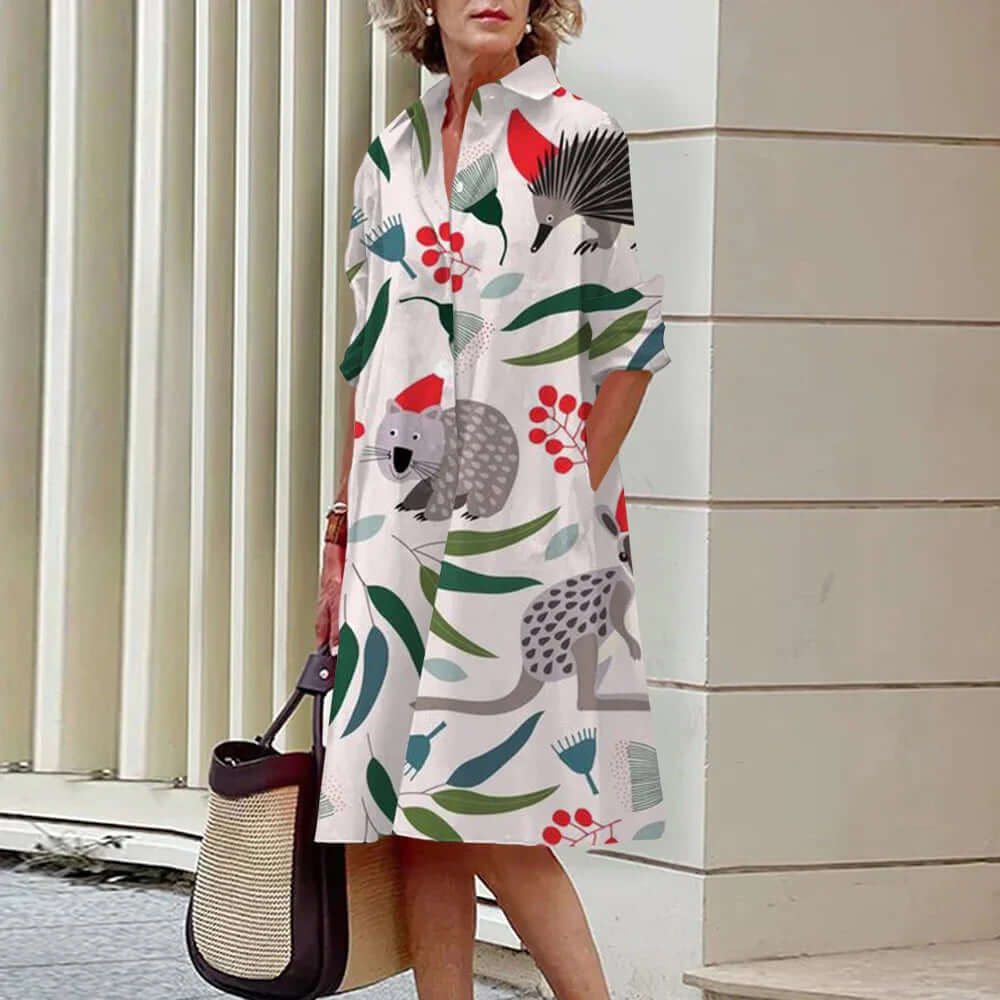 Classic Women's Midi Dress