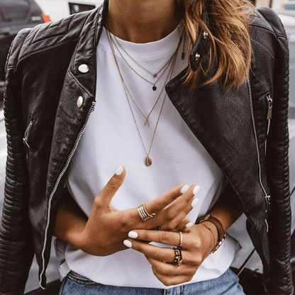Women's Fitted PU Biker Jacket