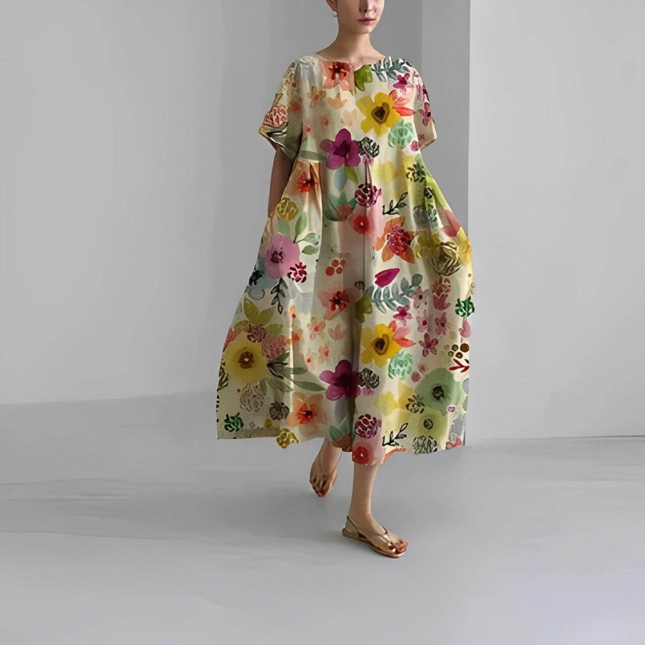 Comfy Floral Sundress for Women