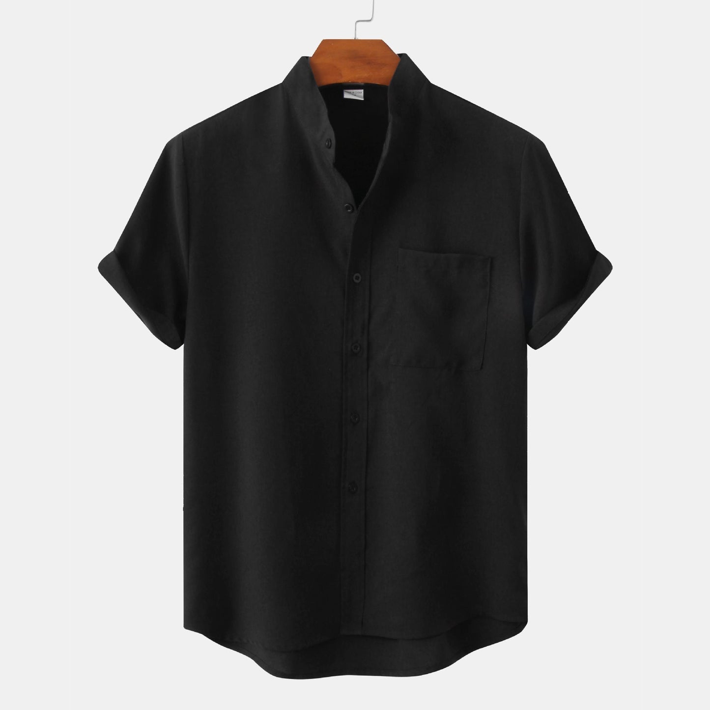Men's Breathable Short Sleeve Relaxed Fit Casual Shirt