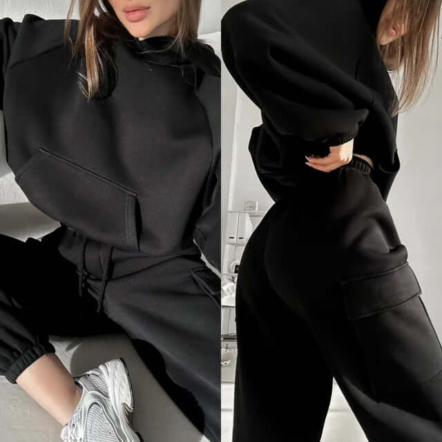 Comfy Women's Hoodie and Sweatpants Set - Luxivelle