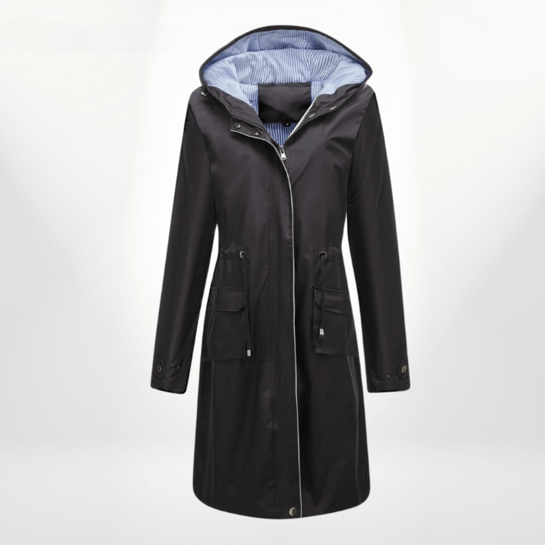 Ladies Long Waterproof Rain Coat