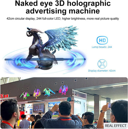 Colorful LED Fan Light Projector