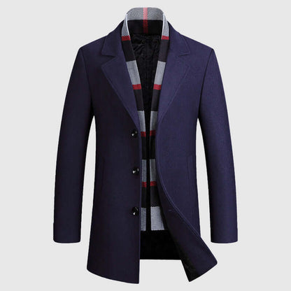 Warm Men's Winter Overcoat - Luxivelle