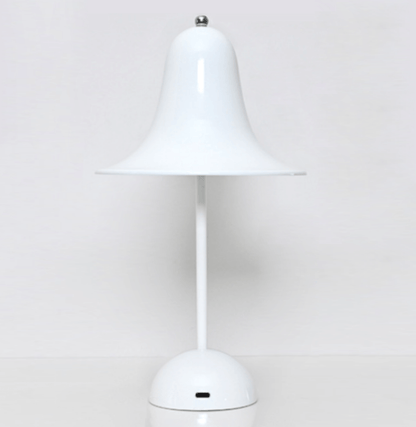 Wireless Desk Lamp with Traditional Shade
