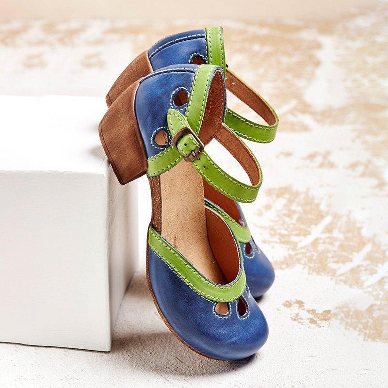 Comfortable Arch Support Sandals with Heel - Luxivelle