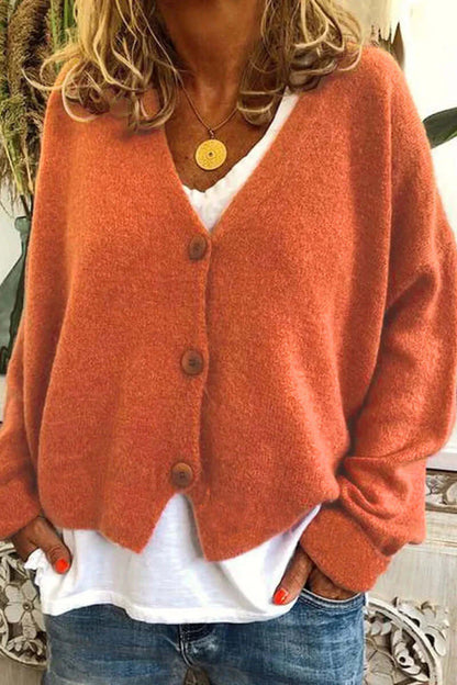Colorful Patchwork Open Front Women's Cardigan
