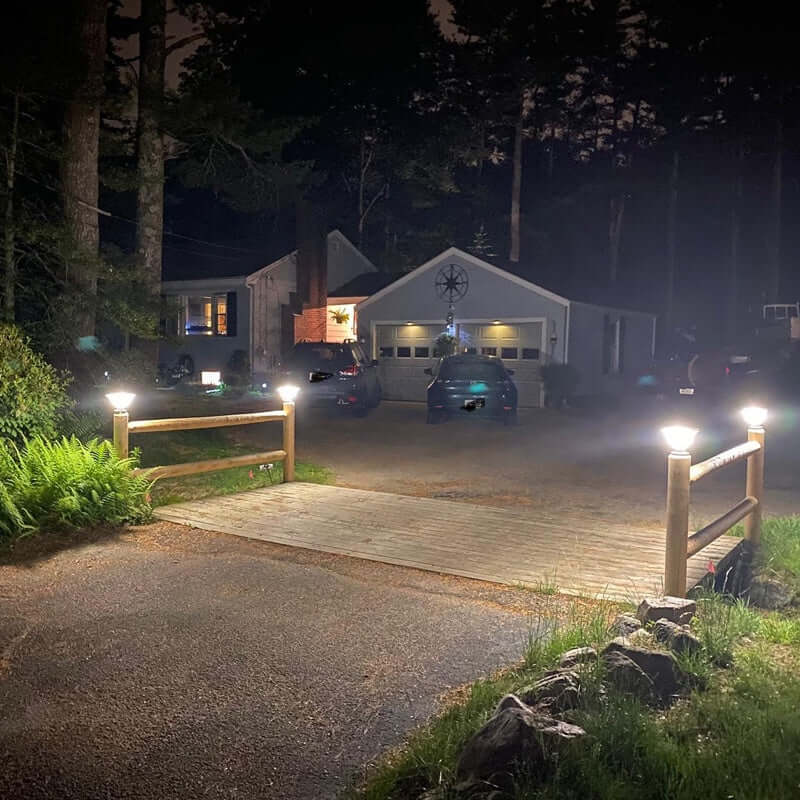 Outdoor Solar Garden Lamp - Waterproof LED 3 Mode