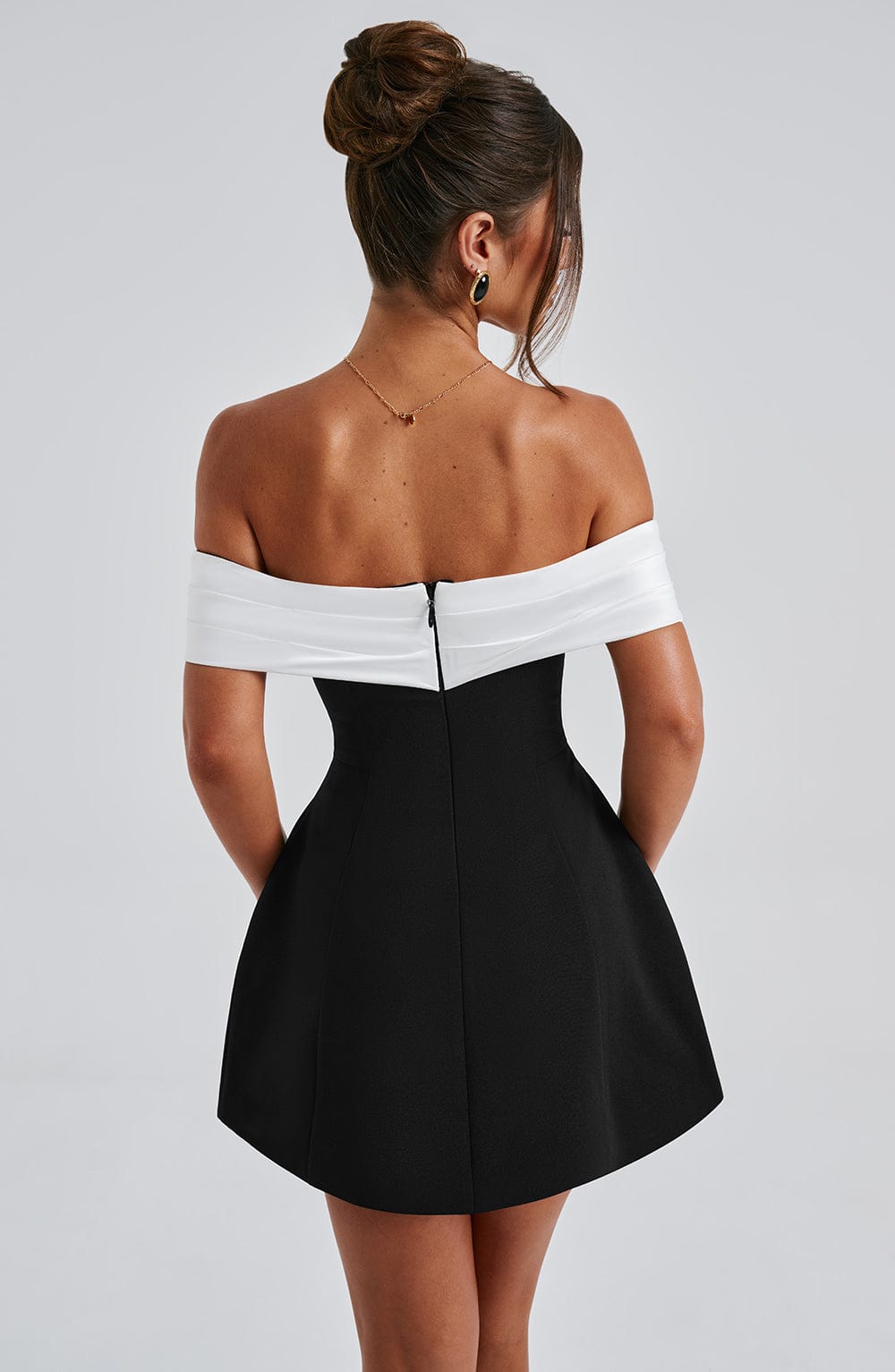 Black Beautiful Bow Back Dress
