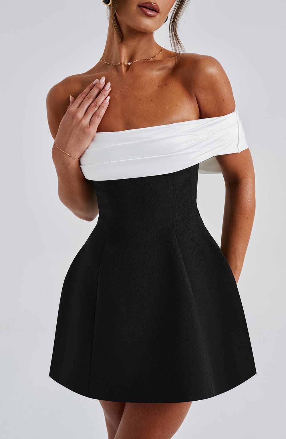 Black Beautiful Bow Back Dress