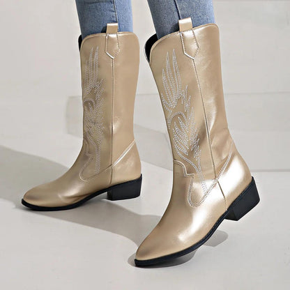 Variant image for Carmen | Black Cowboy Boots for Women - Stylish Western Footwear-11