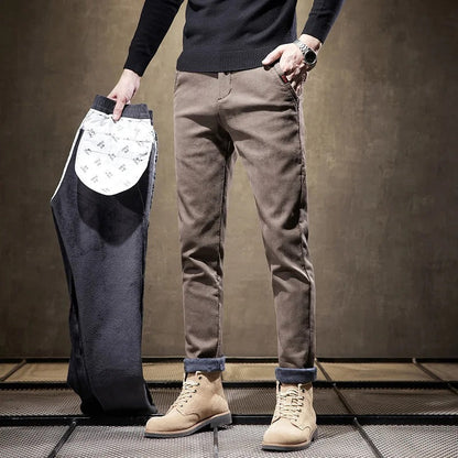 Comfortable Men's Relaxed Fit Pants with Pockets