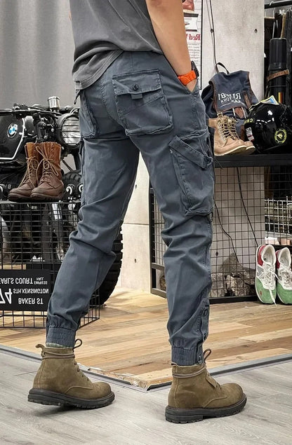 Men's Practical Pants with Multiple Pockets