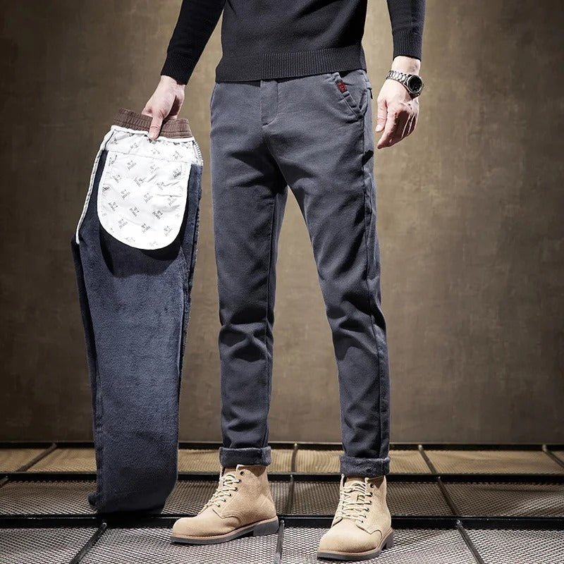 Comfortable Men's Relaxed Fit Pants with Pockets