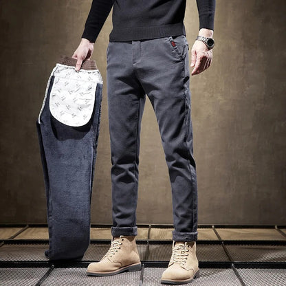 Comfortable Men's Relaxed Fit Pants with Pockets