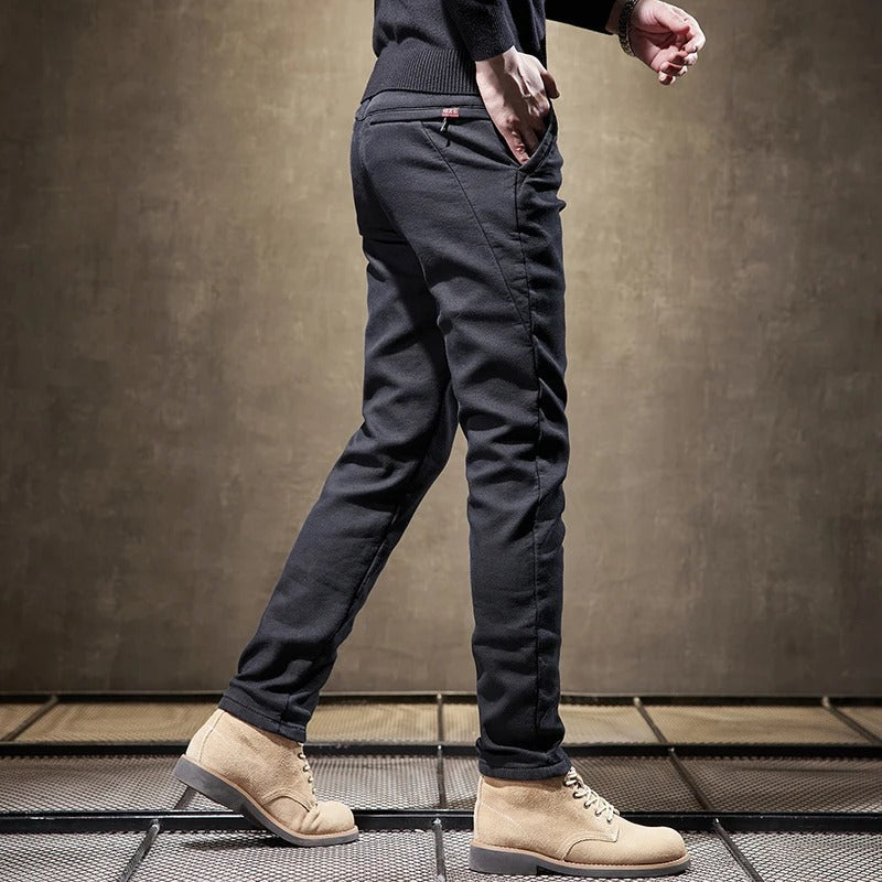 Comfortable Men's Relaxed Fit Pants with Pockets