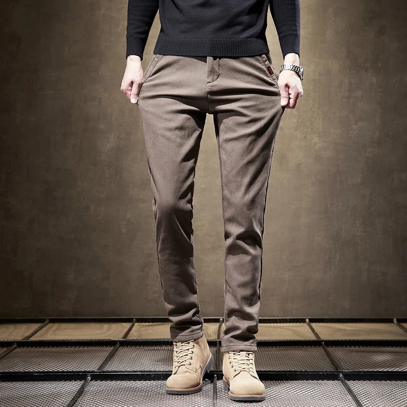 Comfortable Men's Relaxed Fit Pants with Pockets