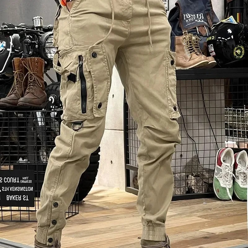 Men's Practical Pants with Multiple Pockets