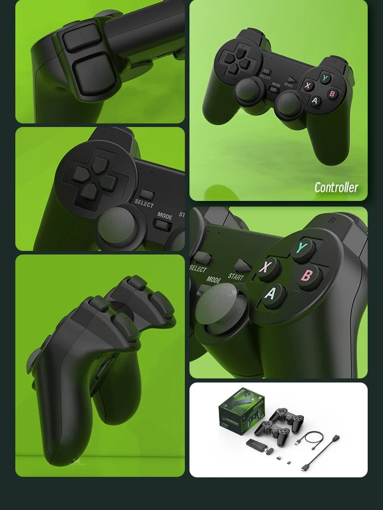 Classic Retro Gaming Console 64GB with 2 Controllers