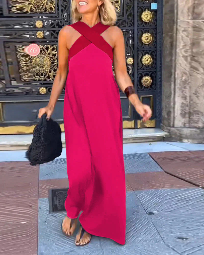 Relaxed Fit Airy Maxi Sundress
