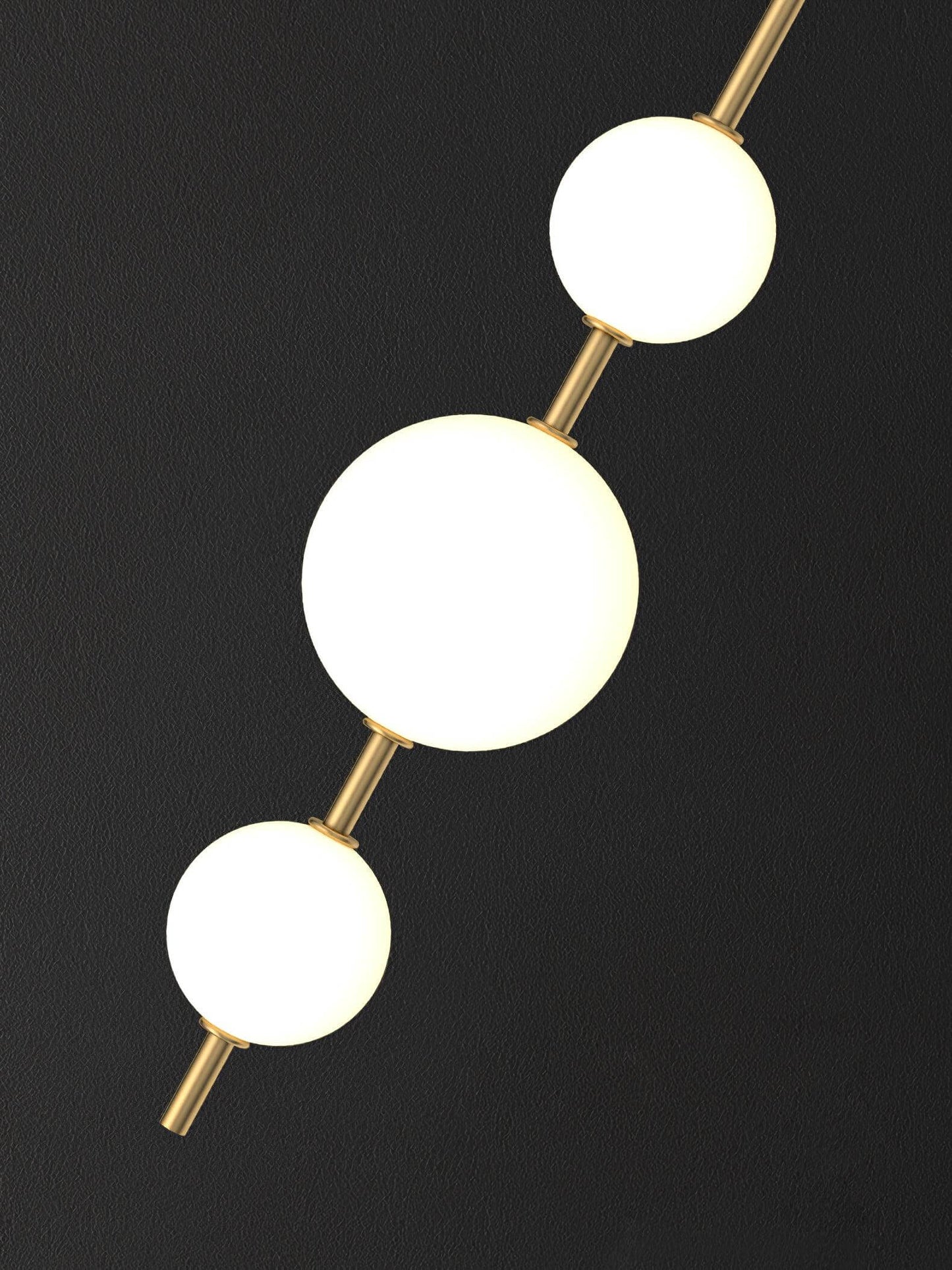 Sleek Round Glass Wall Light