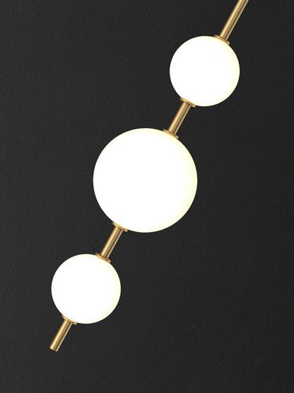 Sleek Round Glass Wall Light