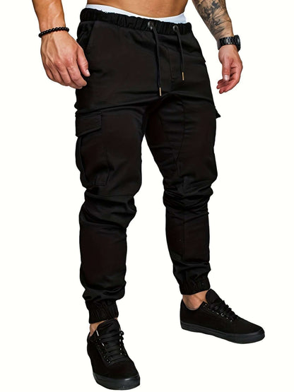Comfortable Elastic Waist Jogger Pants for Men