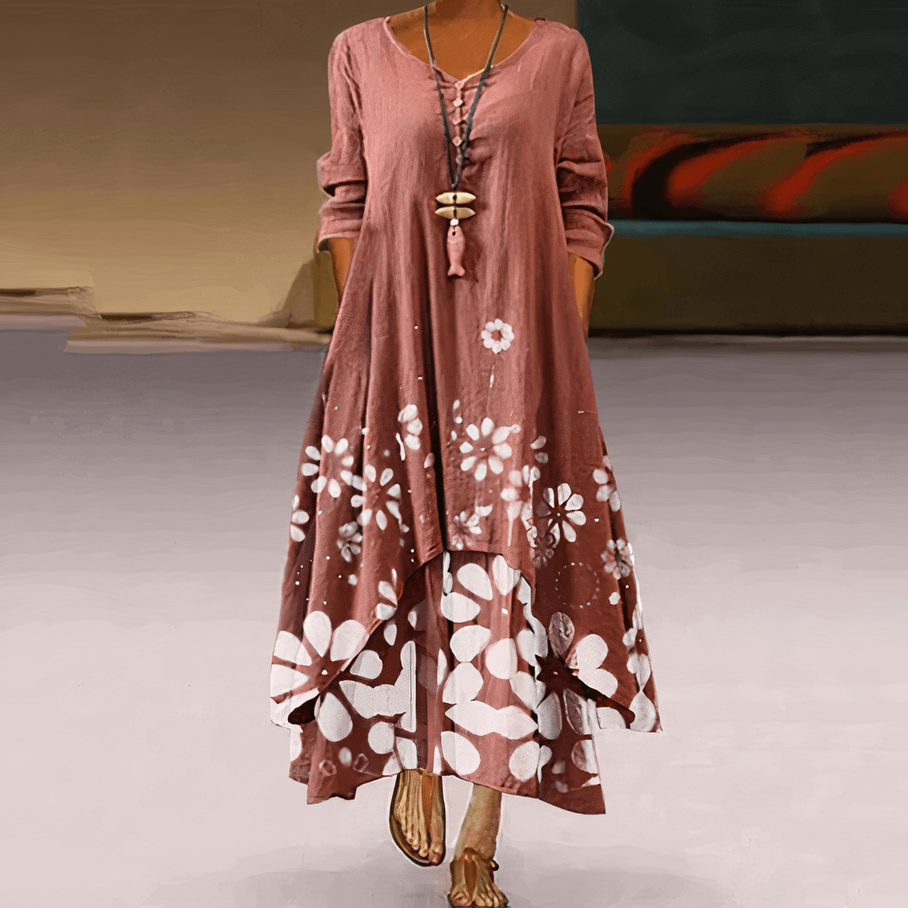 Classic Casual Women's Dress