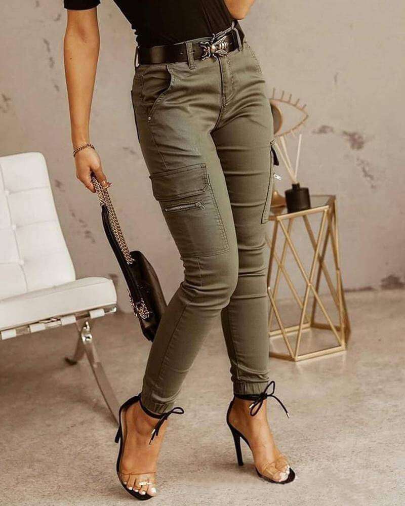 Comfort Fit Multi Pocket Work Trousers