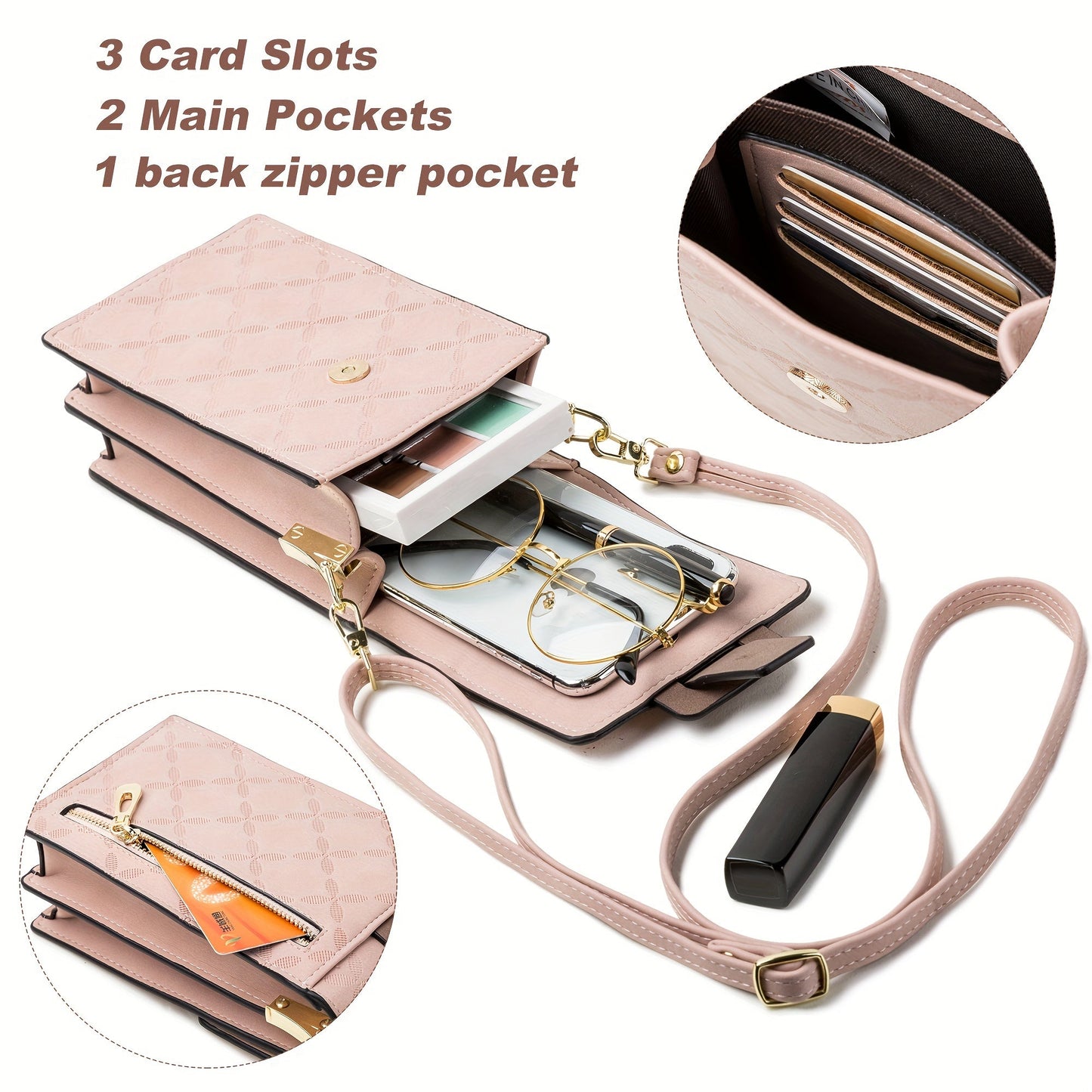 Small Safe Crossbody Purse for Women
