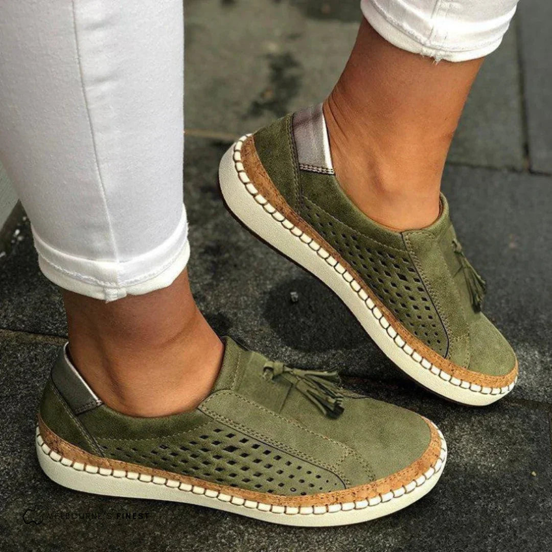 Diann Supportive Cushion Sneakers - Luxivelle