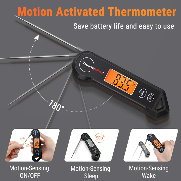 Accurate Instant Read Kitchen Thermometer - Luxivelle