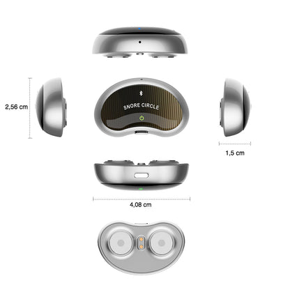 Compact Sleep Apnea Solution - Rechargeable & Bluetooth Enabled