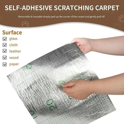 DIY Universal Cat Scratch Guard, durable fabric protector in beige, cut to fit, blends with furniture for stylish pet demarca