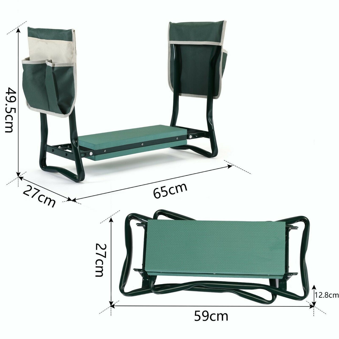 Comfortable Garden Kneeler Seat with Handles