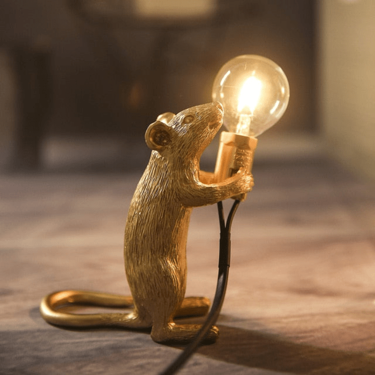Fun Cartoon Mouse Desk Lamp - Luxivelle