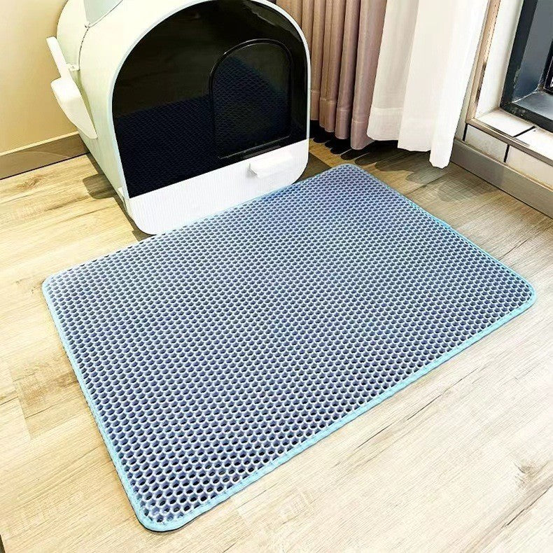Pet Waterproof Double Layer Cat Litter Box Mat - Luxivelle