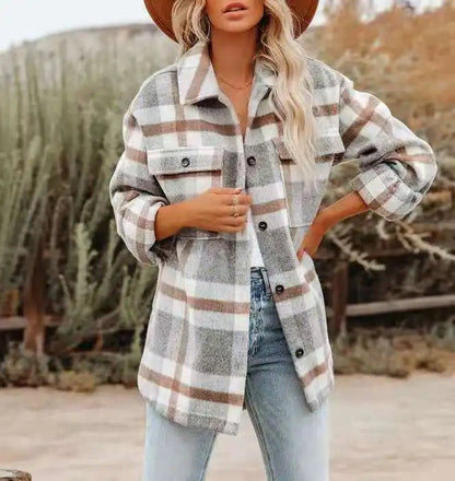 Heidi | Trendy Plaid Shirt