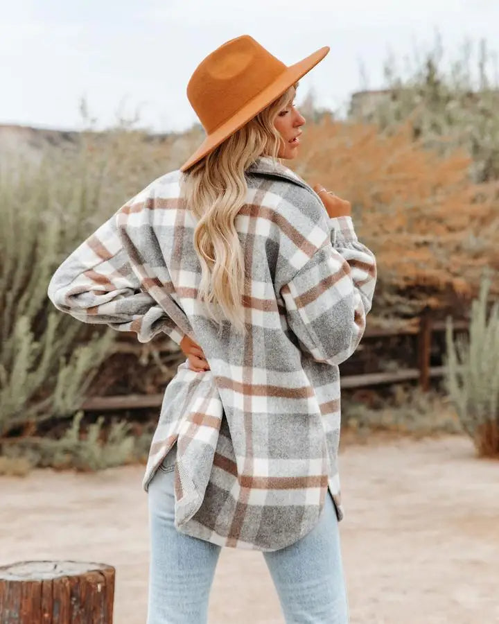 Heidi | Trendy Plaid Shirt