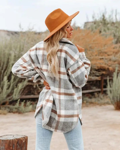 Heidi | Trendy Plaid Shirt