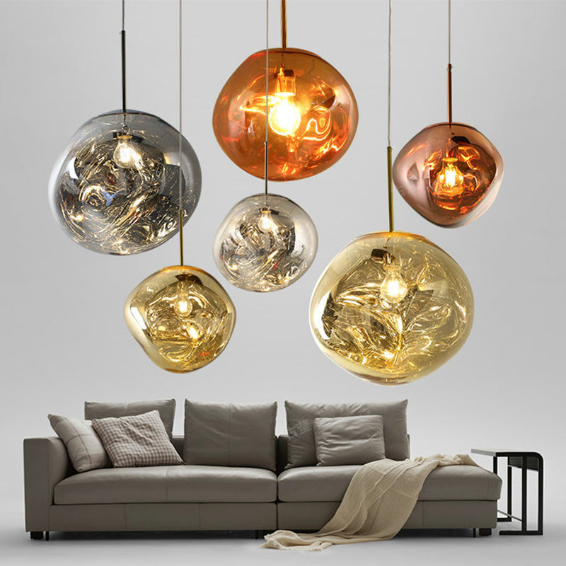 Sleek Glass Pendant Lighting | Chic Ceiling Lamp - Luxivelle