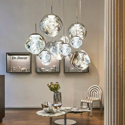 Sleek Glass Pendant Lighting | Chic Ceiling Lamp