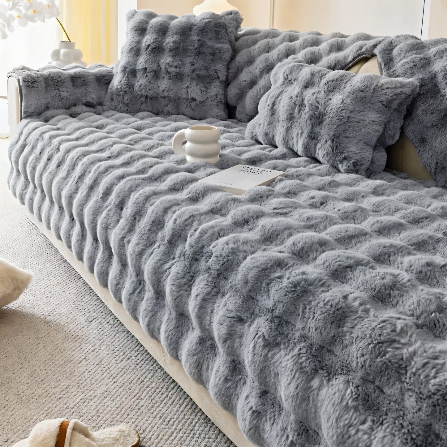 Plush Velvet Furniture Protector Cover