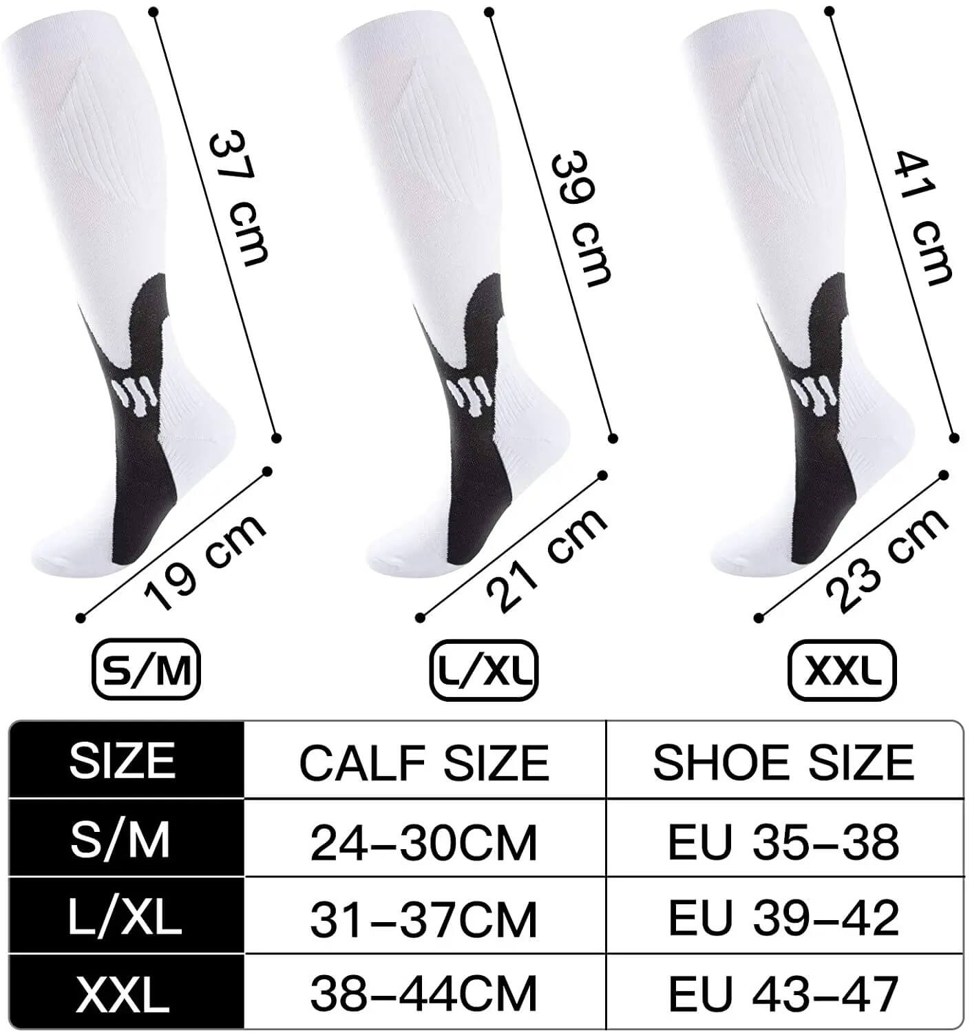 Athletic Support Compression Socks