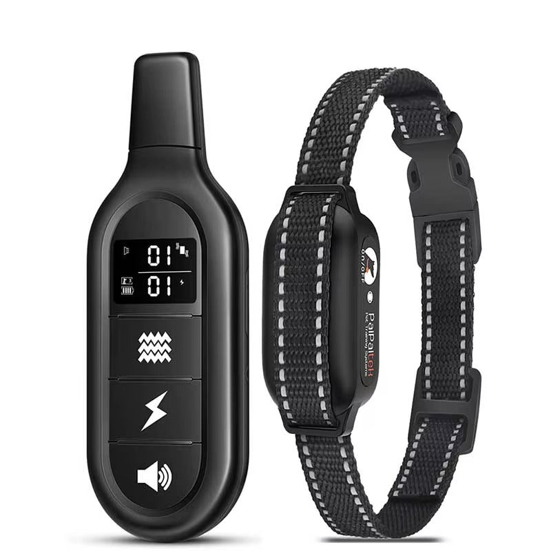 Durable Rechargeable 1000m Pet Training Collar - Luxivelle