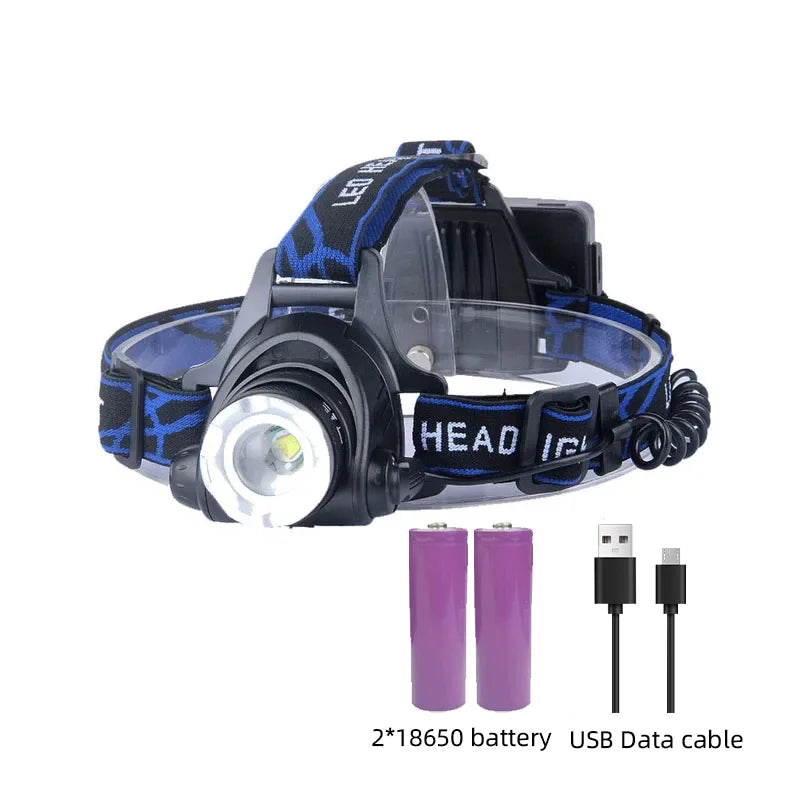 Bright Rechargeable LED Headlight for Outdoor Use