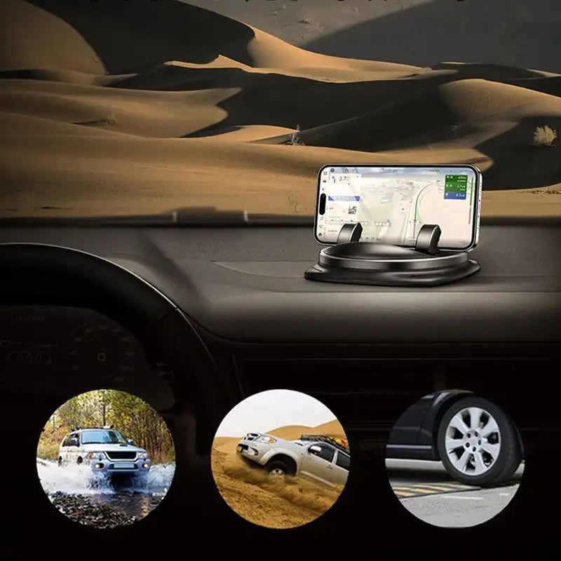 Universal Adjustable Car Phone Mount with 360° Rotation